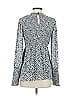 A Pea in the Pod 100% Recycled Polyester Gray Long Sleeve Blouse Size XS - photo 2