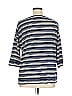 T by Talbots Blue 3/4 Sleeve T-Shirt Size 1X - photo 2