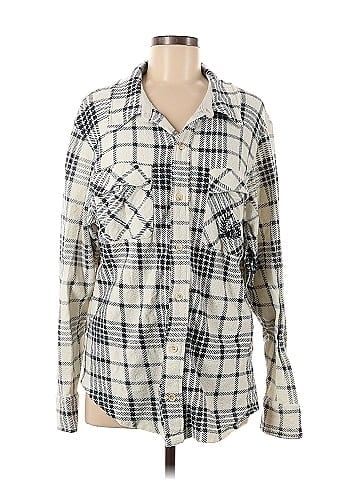 Victoria's Secret Pink Long Sleeve Button-Down Shirt (view 1)