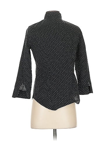 Lauren by Ralph Lauren 3/4 Sleeve Button-Down Shirt (view 2)