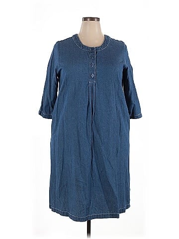 Woman Within Casual Dress (view 1)