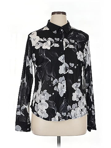 Worthington Long Sleeve Blouse (view 1)