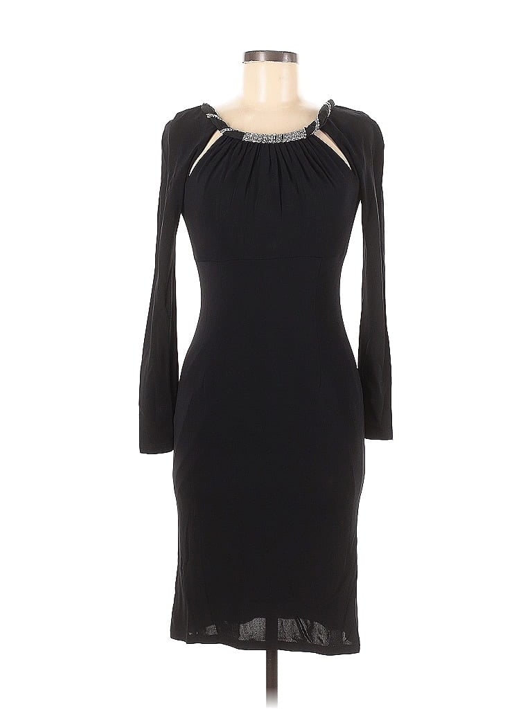David Meister 100% Rayon Black Cocktail Dress Size 8 - photo 1