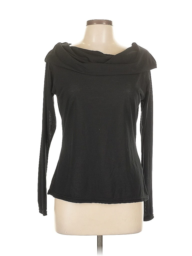Pre-owned H&m Long Sleeve T-shirt In Black