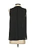 Ann Taylor LOFT 100% Polyester Black Sleeveless Blouse Size XS - photo 2