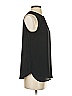 Ann Taylor LOFT 100% Polyester Black Sleeveless Blouse Size XS - photo 4