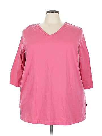Woman Within 3/4 Sleeve T-Shirt (view 1)
