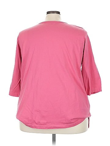 Woman Within 3/4 Sleeve T-Shirt (view 2)