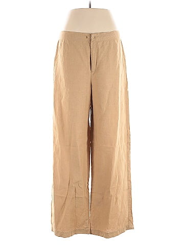 Linda Allard Ellen Tracy Linen Pants (view 1)