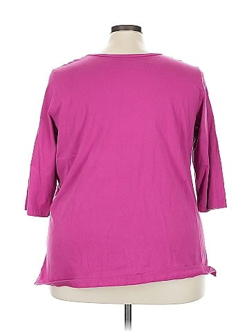 Woman Within 3/4 Sleeve T-Shirt (view 2)