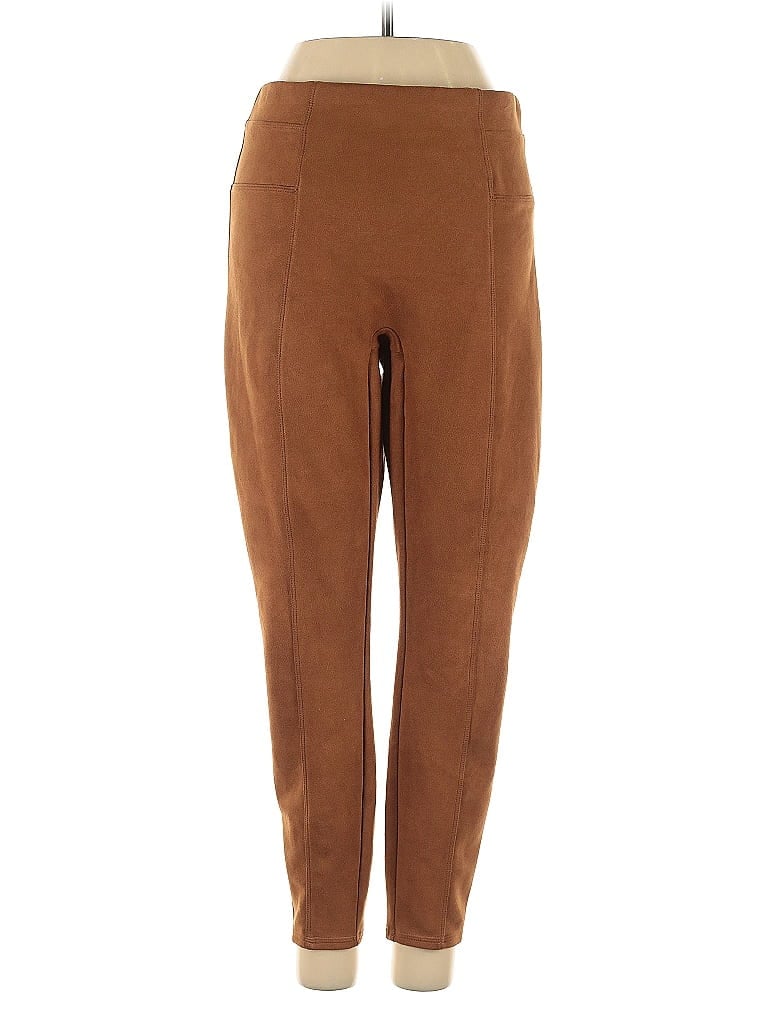 SPANX Brown Casual Pants Size L - photo 1