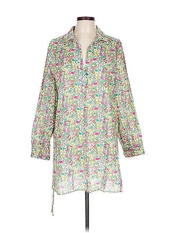 Liberty Art Fabrics for J.Crew 3/4 Sleeve Button-Down Shirt (view 1)