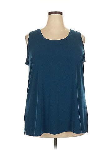 Susan Graver Sleeveless T-Shirt (view 1)