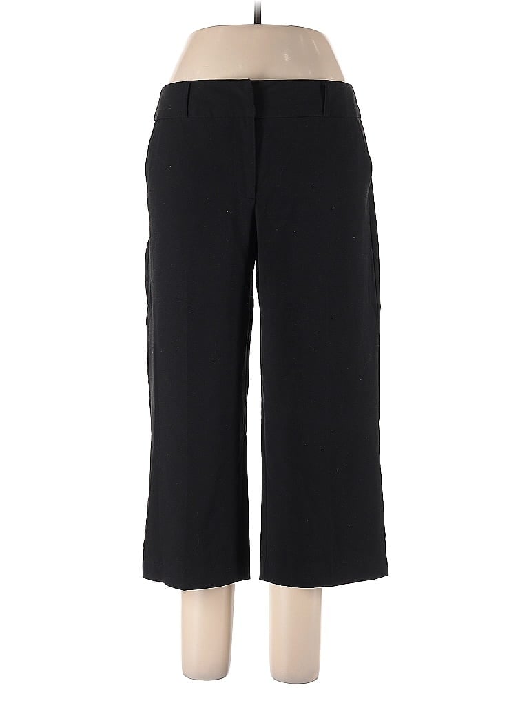 Notations Solid Black Dress Pants Size 12 - photo 1