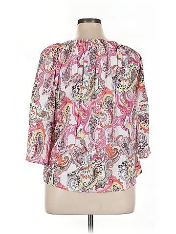 Notations 3/4 Sleeve Blouse (view 2)