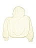 Abercrombie 100% Polyester Ivory Fleece Jacket Size 11 - 12 - photo 2