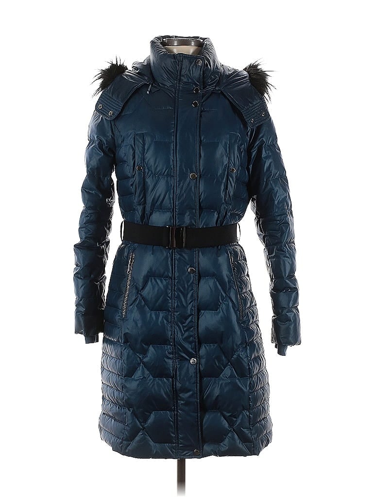 Marc New York Andrew Marc 100% Polyester Blue Coat Size M - photo 1