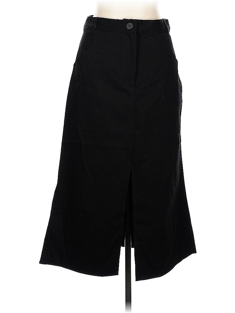 WHO WHAT WEAR Pre-owned Formal Skirt In Black
