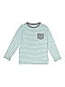 Crewcuts Teal Gray Long Sleeve T-Shirt Size S (kids) - photo 1