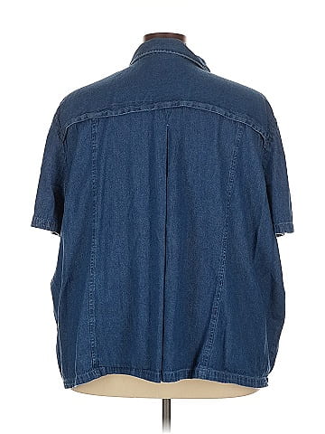 Liz & Me 3/4 Sleeve Button-Down Shirt (view 2)