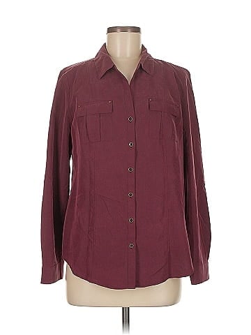 Roz & Ali Long Sleeve Blouse (view 1)