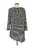 Ruby Rd. Stripes Black 3/4 Sleeve Top Size M - photo 2