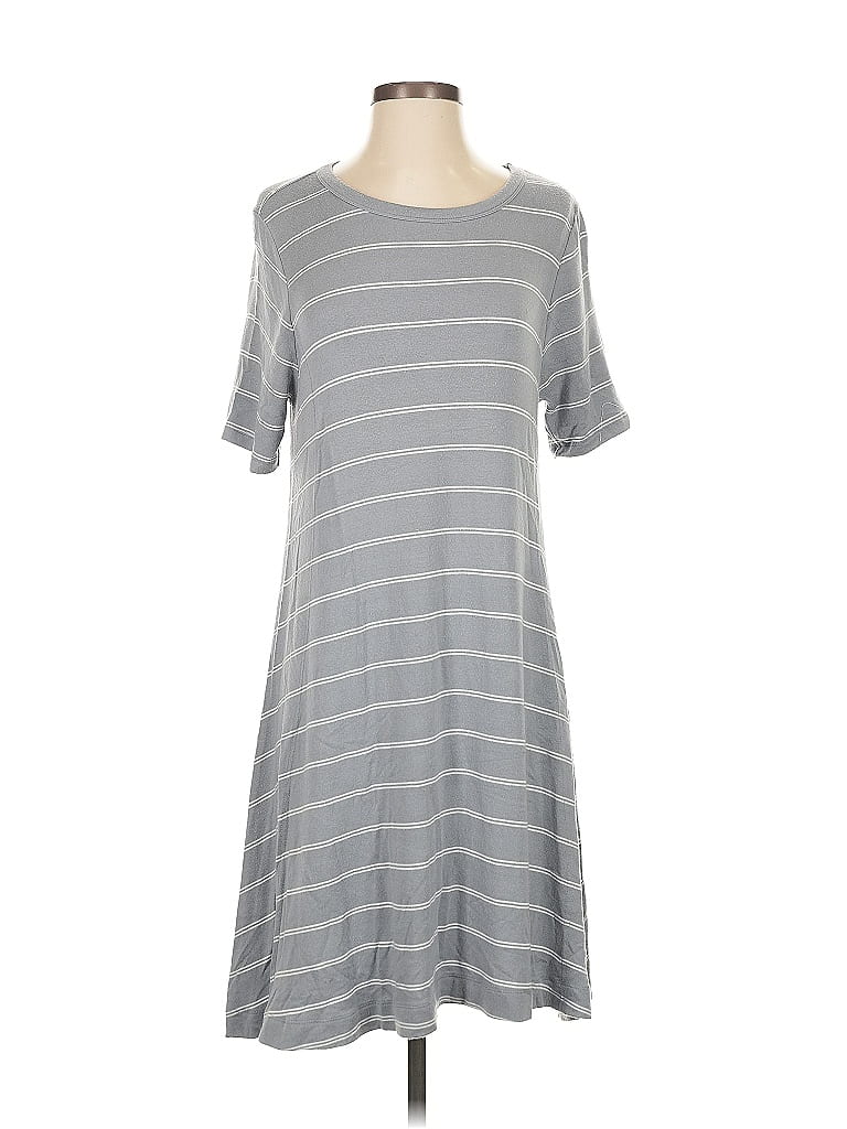 Pre-owned Lou & Grey Casual Dress In Gray