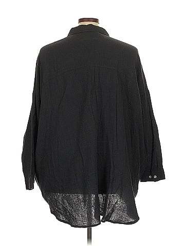 Studio 3/4 Sleeve Button-Down Shirt (view 2)