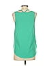 She + Sky 100% Polyester Green Sleeveless Blouse Size S - photo 2