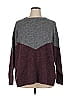Vero Moda Color Block Burgundy Pullover Sweater Size XL - photo 1