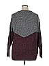 Vero Moda Color Block Burgundy Pullover Sweater Size XL - photo 2