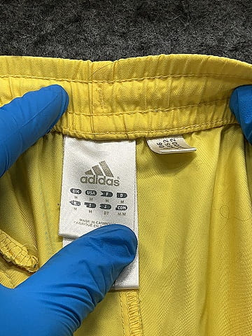 Adidas Yellow Athletic Shorts Size M