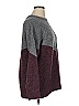 Vero Moda Color Block Burgundy Pullover Sweater Size XL - photo 3