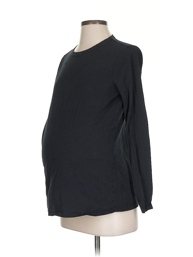 Hatch 100% Cotton Black 3/4 Sleeve T-Shirt Size 2 - photo 1