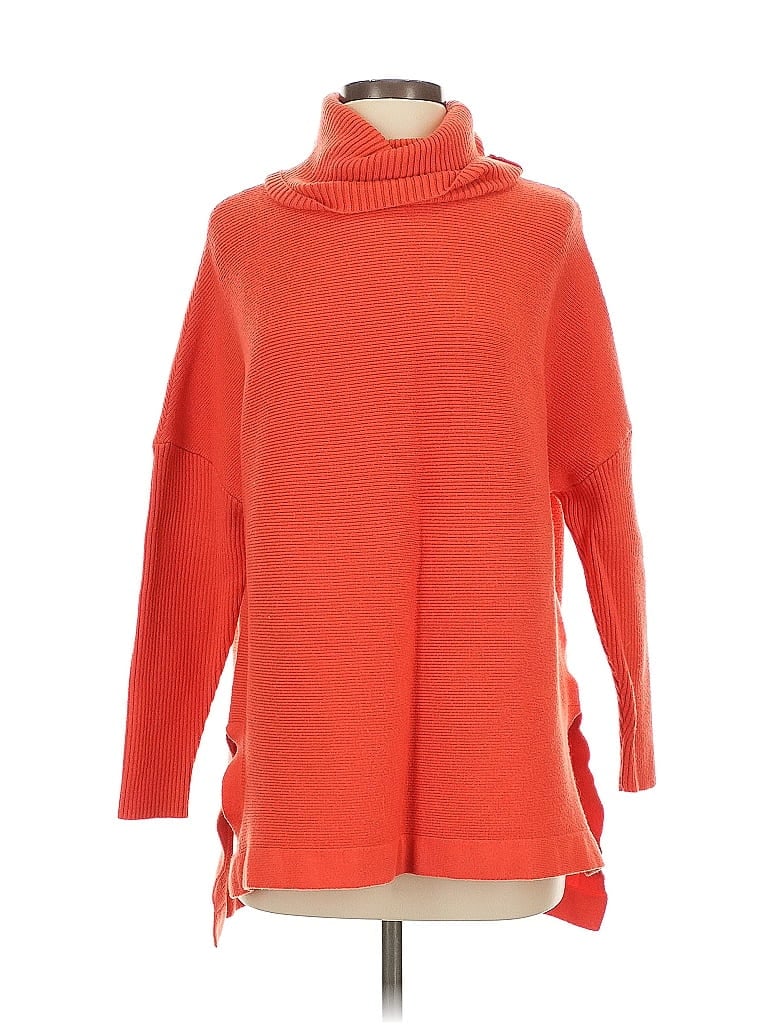 Pre-owned Lillusory Turtleneck Sweater In Orange