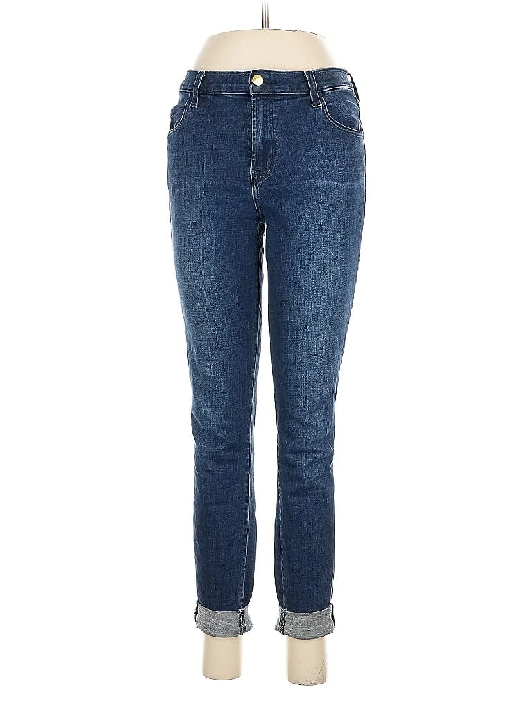 J Brand Solid Blue Jeans Size 28 waist - photo 1