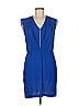 Sandro 100% Viscose Blue Cocktail Dress Size Med (2) - photo 1
