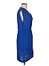 Sandro 100% Viscose Blue Cocktail Dress Size Med (2) - photo 3