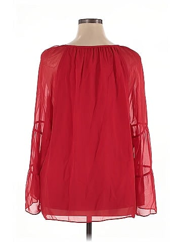 JM Collection Long Sleeve Blouse (view 2)