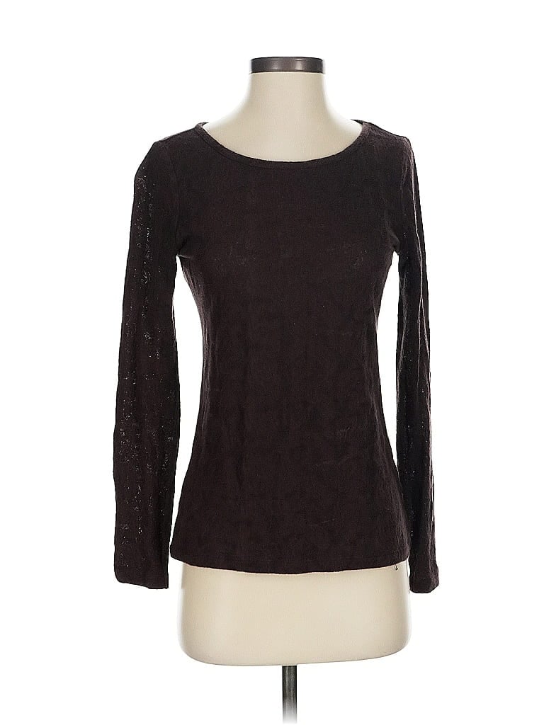 Pre-owned Banana Republic Heritage Collection Long Sleeve Top Brown Boatneck Tops