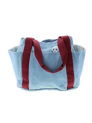 Hermès Panda-Embroidered Striped Diaper Bag (view 1)