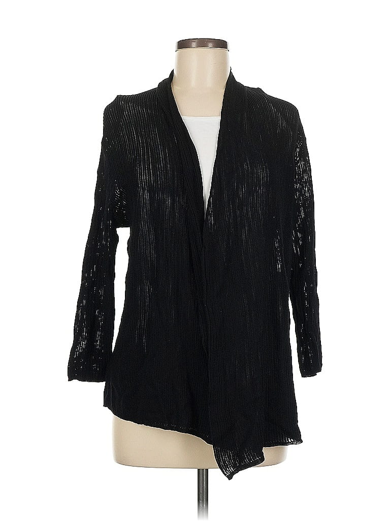 Pre-owned Coldwater Creek Cardigan Sweater In Black