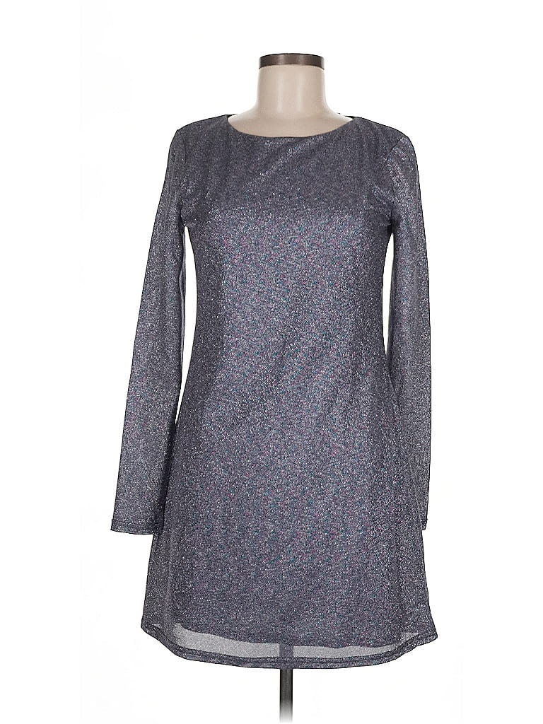 Pre-owned Tildon Casual Dress In Gray