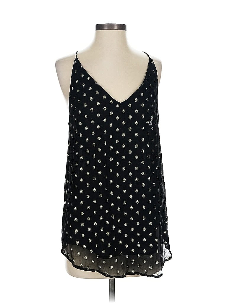 Pre-owned Ann Taylor Loft Sleeveless Blouse In Black