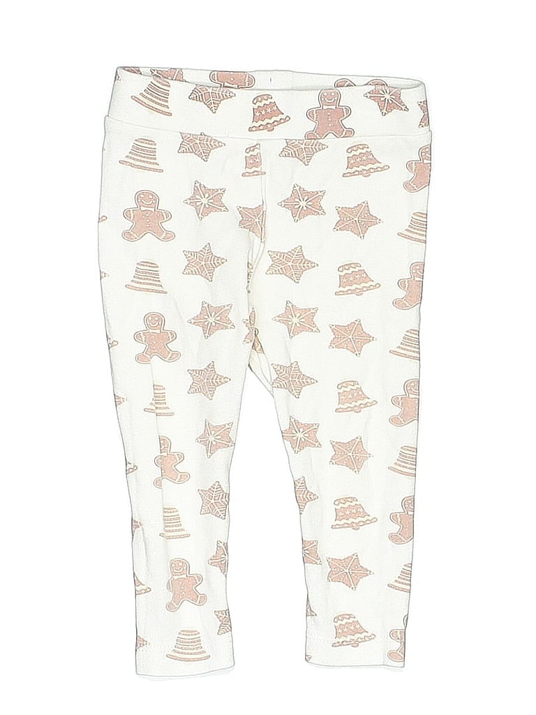 Kate Quinn Organics Stars Ivory Casual Pants Size 12-18 mo - photo 1