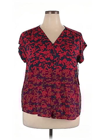 Liz Claiborne Short Sleeve Blouse (view 1)