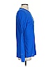 Hartford 100% Cotton Blue Long Sleeve Henley Size (3) - photo 4