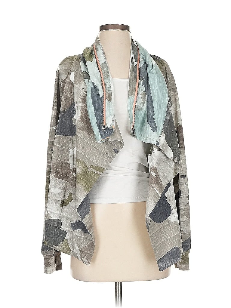 Mystree Print Gray Jacket Size S - photo 1