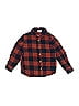 Wrangler Jeans Co 100% Cotton Plaid Burgundy Long Sleeve Button-Down Shirt Size 3T - photo 1