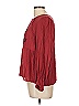 Blue Rain 100% Rayon Burgundy Long Sleeve Blouse Size L - photo 4